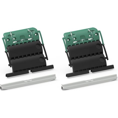 Slid'Up By Mantion – Lot de 2 attaches verrou Clicksur pour tube ZF – 2 maillons – Pour lames de 8 et 14 mm – Capacité de levage 7 kg par attache