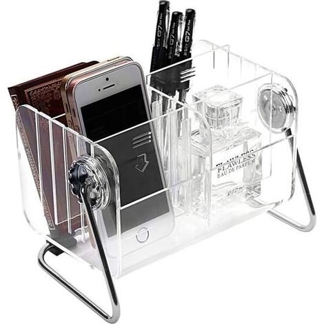 Organizer für Fernbedienungen, 6-facher Organizer aus transparentem Acrylgehäuse (1/5)