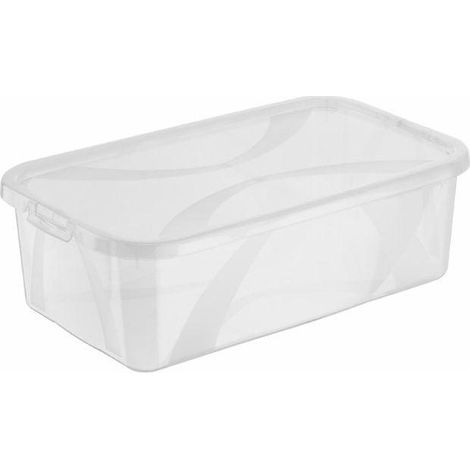 Contenedor Rotho transparente 5 litros plástico duradero