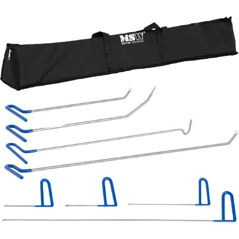 Kit per la rimozione di ammaccature dalla carrozzeria PDR con 8 aste