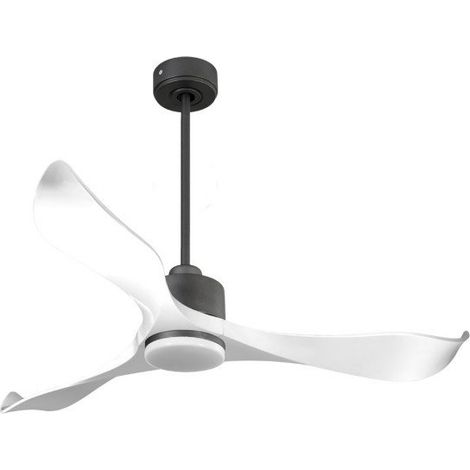 Modulo de KlassFan - Ventilateur de plafond DC avec Lumière Blanc et gris basalte, thermostat idéal pour 25 à 40 m² (1/5)