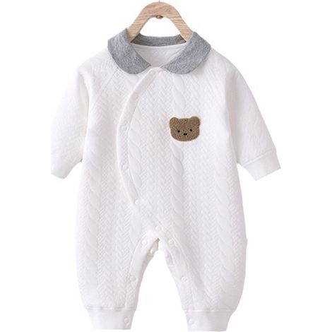 1 gigoteuse de transition, coton 100 %, manches longues, sans capuche, pour nouveau-né jusqu'à 70 cm (1/5)