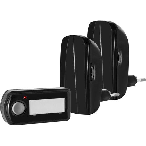 Sonnette sans fil EOB 1124, BZ11-21, noir