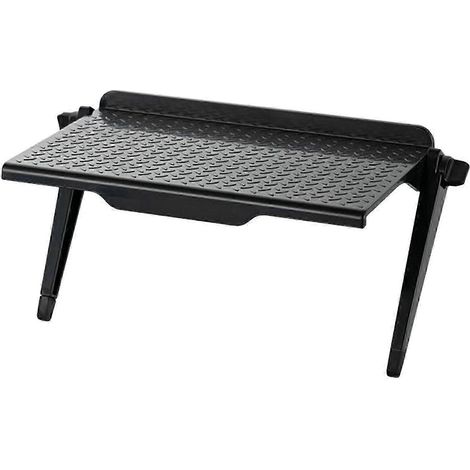 Support de rangement pour écran de télévision en plastique, étagère supérieure-S 8.46x4.45 inch-Black