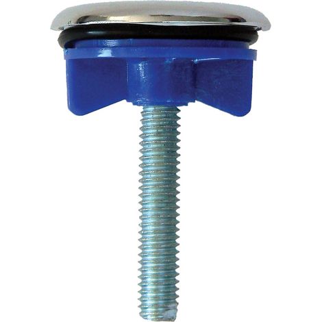Tappo Copriforo Laterale Universale per Rubinetto Bagno Lavabo o Bidet Cromo (1/2)