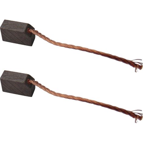 2x Trade-Shop Motorkohlen / Kohlebürsten / Schleifkohlen 5 x 6,4 x 10mm 12-24V für verschiedene KFZ-Motoren Rolltor Garagentor Antriebe Lichtmaschine (1/2)