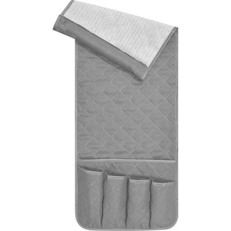 Porte-Télécommande pour Accoudoir de Canapé Organisateur D'accoudoir Anti-Dérapant Avec 5 Poches,Porte-Accessoires Pour Télécommande Téléphone Livres Maison Bureau (1/5)