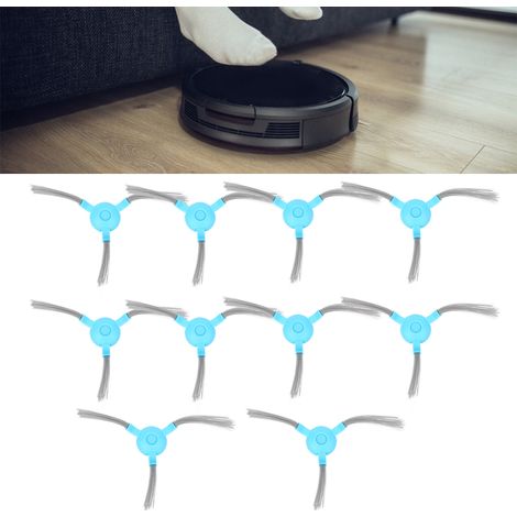 Lot de 10 brosses latérales compatibles avec l'aspirateur robot Conga 1290 - Accessoires de nettoyage pour la maison (1/5)