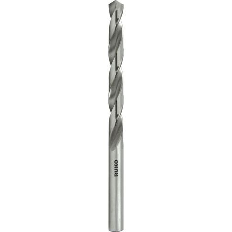 Broca helicoidal DIN 338 tipo N D.1mm HSS perfil cerrado vástago cilíndrico RUKO (Por 10) (1/2)