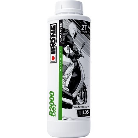 Ipone R2000 Scoot 2T 1L teilsynthetisches Öl für Roller, Mischspender