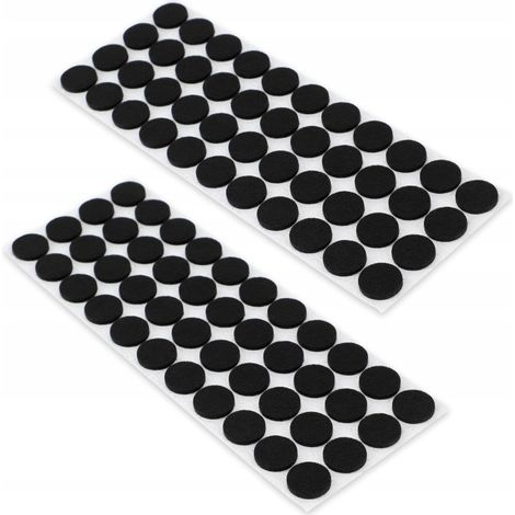 KADAX 88x Filzgleiter für Möbel und Stühle, selbstklebendes Set, dick