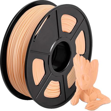 Filamento PLA, diametro 1,75 mm, compatibile con stampanti FDM, PLA beige (1/2)