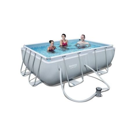 Piscina Rettangolare Fuori Terra Bestway 56629 Power Steel - 282x196x84cm