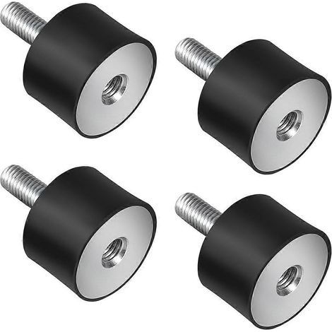 BESTOMZ Lot de 4 supports en caoutchouc anti-vibrations Silentblock pour voiture et bateau (1/2)