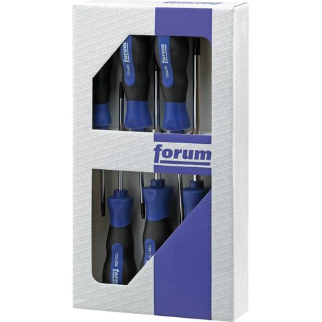 Jeu de tournevis TORX®, 6 pièces, Contenu taille : T 10 T 15 T 20 T 25 T 30 T 40 (1/2)