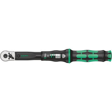 Llave dinamométrica de clic Click-Torque B 1, 10-50 Nm, 3/8" x 10-50 Nm - WERA - 05075610001