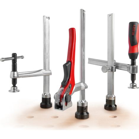 Bessey – Adaptateur d'établi TW16AW19 – Accessoire pour étau – Diamètre boulons 16 mm – Adapté pour 19 mm – Utilisable sans outil