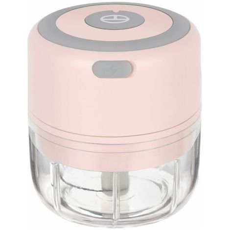 GENERIC-Mini Picadora, Picadora De Cebolla Eléctrica Duradera De 100 Ml De Capacidad Para Utensilios De Cocina (Rosa) (1/5)