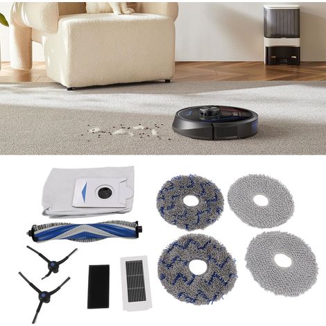 Kit di ricambi per robot aspirapolvere X5 PRO: filtro ABS, spazzola, spugna, sacchetto raccoglipolvere. (1/4)