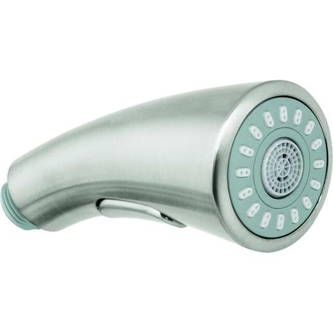 GROHE Spülbrause 46875, einfaches Umschalten zwischen, Mousseur und SpeedClean Brausestrahl, supersteel/night time grey, 46875ND0 (1/2)