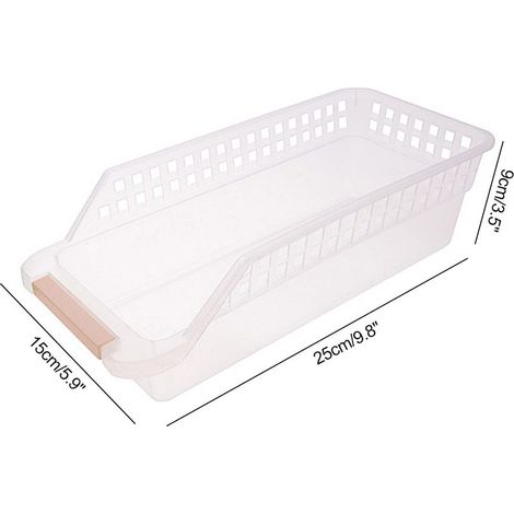 Platzsparende Aufbewahrungsbox für den Kühlschrank, Küchenaufbewahrungskörbe, Gefrierfach mit großem Fassungsvermögen (1/5)