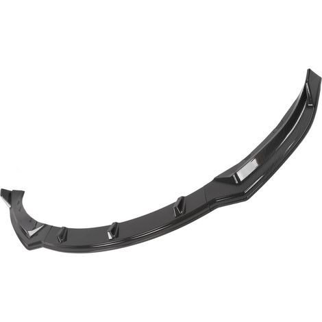 3-teiliger Frontspoiler-Stoßstangenschutz-Zierleiste aus Kohlefaser-Styling als Ersatz für Tesla Model 3 2017-2021 (1/5)