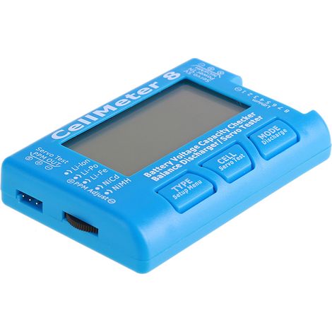 Vérificateur numérique de capacité de batterie, testeur de tension, rétro-éclairage LCD pour LiPo Life Li-ion NiMH Nicd (1/5)