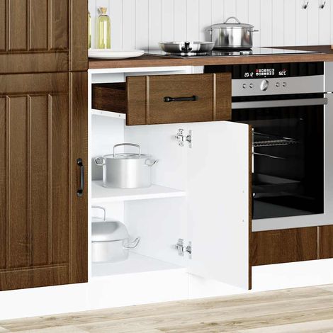 Maison Exclusive - Base da Cucina Lucca Rovere Marrone in Legno Multistrato