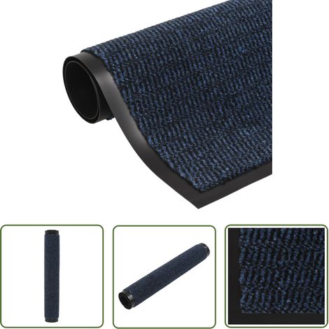 Paillasson d'entrée, Tapis de Porte,Tapis Entrée Intérieur touffeté 60x150 cm Bleu MKS76691 (1/4)
