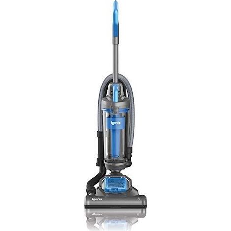 Igenix Upright Bagless Vacuum Cleaner, 3 Litre, 400W, Grey/Blue - IG2430 (1/5)