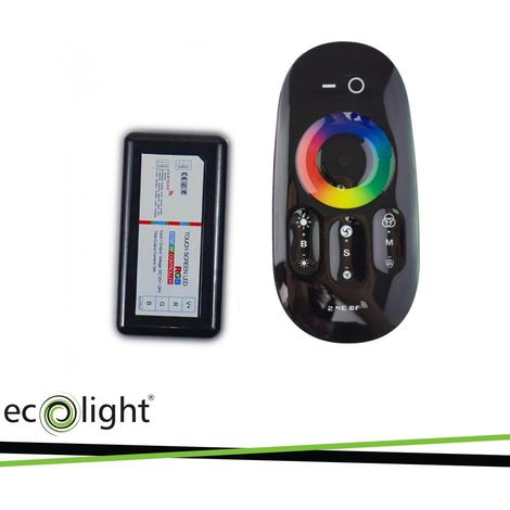 CONTROLLER RGB TOUCHSCREEN 18A 216W RF NERO