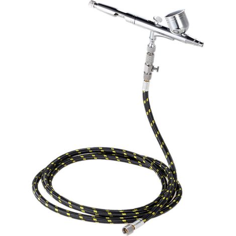 RHG Ensemble d'aerographe de pulverisation d'artiste , calibre 0,2 mm 0,3 mm 0,5 mm, trois types, capacite7cc T130T + tube (1/5)