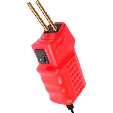 Soudeur Portable 220v Rouge en Abs, Cuivre et Caoutchouc, Kit de Réparation de Pare-chocs de Voiture pour Pièces en Plastique, Réparation Précise et Chauffage