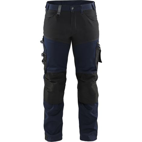 Pantalón de trabajo elástico artesanal 1799 - Azul marino/Negro 4XL - ES(58) - SE(C64) - Normas