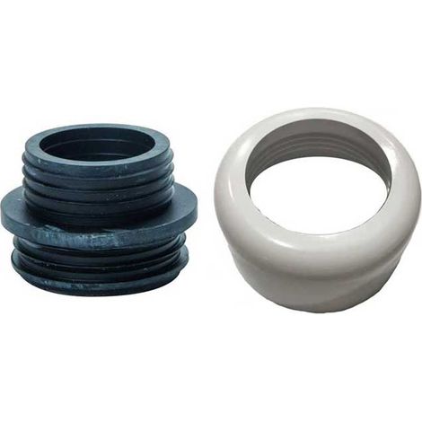 Pucci Morsetto combinato ∅ 48-58 mm con coprimorsetto bianco 80001330