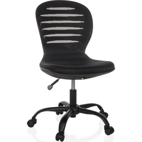 Bürostuhl / Drehstuhl CASLA Netzstoff schwarz hjh OFFICE (1/5)