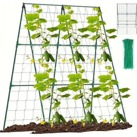 90x180cm Pour escalade Plante Trellis Netting pour Jardin Support Polyéthylène Mesh Net