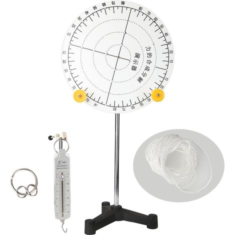 Appareil de décomposition et composition des forces, instrument pédagogique pour expériences de physique (1/5)