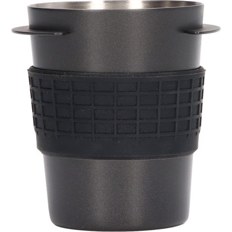 58 mm Edelstahl-Kaffeebecher mit Henkel und schwarzer Silikondichtung (1/5)