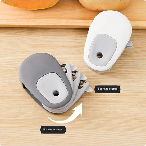 Éplucheur multifonction 3-en-1 portable pour fruits et concombres, éplucheur de légumes à emporter en extérieur (lot de 2)
