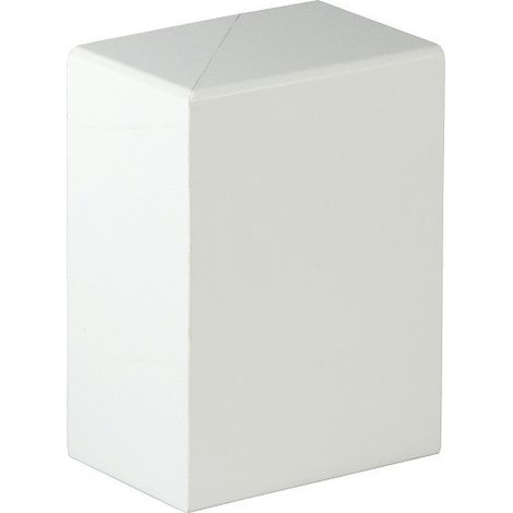 PROVISTON Endstücke für Rohrabdeckleiste 41 x 91 mm MDF Weiß (1/5)