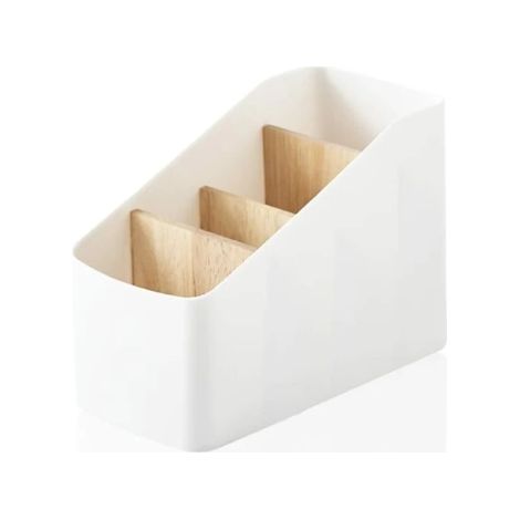 Boîte de rangement multifonctionnelle à télécommande, salon créatif et minimaliste, télécommande de téléphone en bois massif pour la maison (1/2)