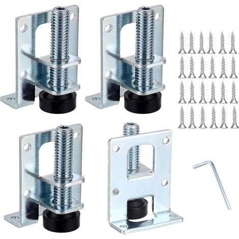 Lot de 4 pieds de meuble en forme de L (1/5)