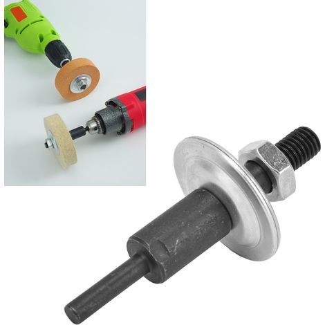 Verbindungsstange für Handbohrmaschine/Elektrobohrmaschine zu Schleifscheibe, Verbindungsstange für Schleifscheibe, Verbindungsstange mit 6 mm Rundschaft (1/5)