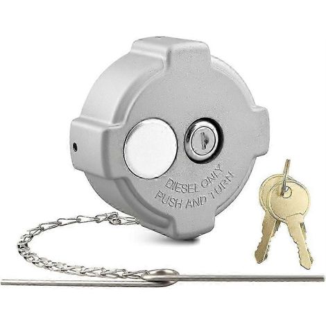 Bouchon de réservoir de carburant diesel verrouillable 3" femelle 1/4 de tour Compatible avec Freightliner Cascadia 113 125Century 112 120 Remplace 03-37017-002 (1/2)