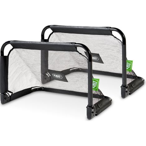 EXIT - Pico Steel Football Goal 90x60cm (set of 2) - Black (41.00.20.00)