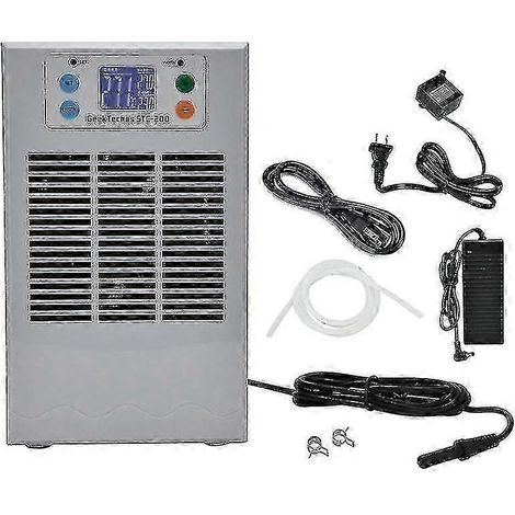 Refroidisseur d'eau électronique, système de refroidissement et de chauffage numérique pour aquarium, 35 L, 100 W
