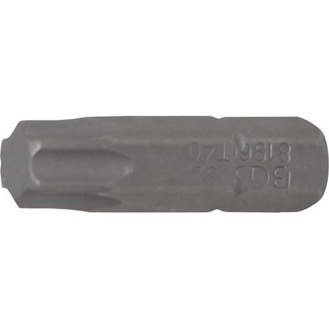 Embout Torx T40 25 mm - 6,3 mm (1/4) Profil T - Précision et Durabilité, Acier - D-Work