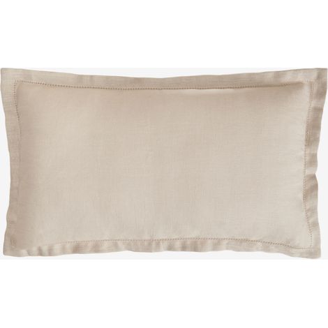 Coussin rectangulaire 30x50 cm en lin Ludet SKLUM Blanc grisâtre (1/5)