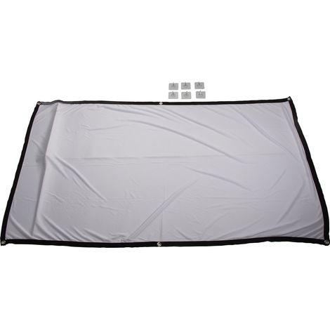 Écran de projection HD pliable et portable, résistant aux plis, 72 pouces, pour une utilisation intérieure et extérieure. (1/5)